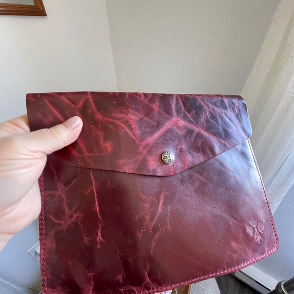 Leather envelope clutch - Picture 1 of 4